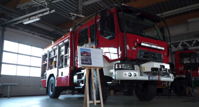 Nowy wóz bojowy dla strażaków Nowy wóz bojowy dla strażaków
