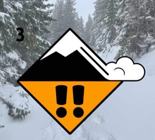 3. stopień zagrożenia lawinowego w Karkonoszach