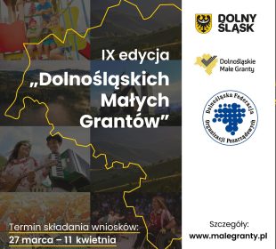 Startuje IX edycja Dolnośląskich Małych Grantów Startuje IX edycja Dolnośląskich Małych Grantów