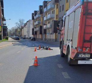 Groźne zdarzenie z udałem rowerzysty. Policja apeluje o ostrożność