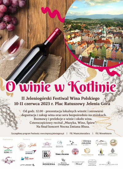 Drugi Jeleniogórski Festiwal Wina Polskiego: “O winie w Kotlinie”