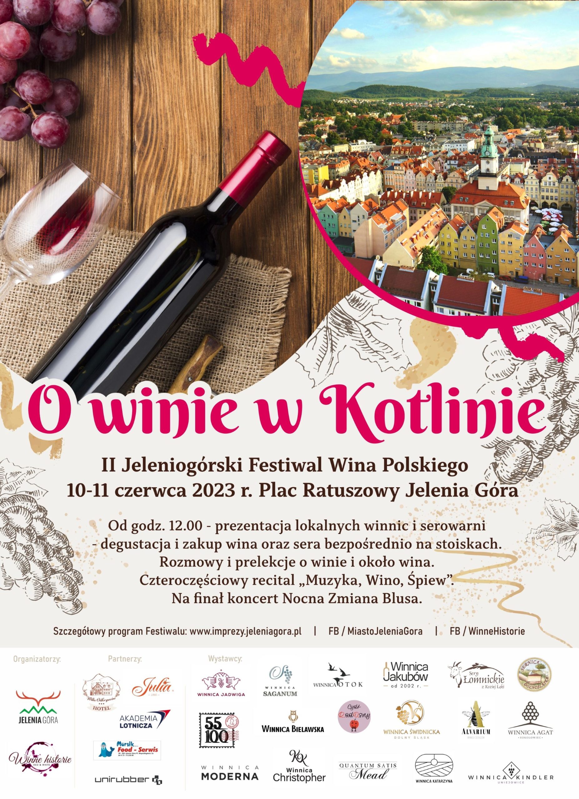 Drugi Jeleniogórski Festiwal Wina Polskiego: “O winie w Kotlinie”