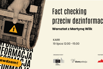 Fact checking przeciw dezinformacji – warsztaty z Martyną Wilk  w Jeleniej Górze