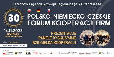 Weź udział w 30. Polsko-Niemiecko-Czeskim Forum Kooperacji Firm i Poszerz Swoje Horyzonty Biznesowe!